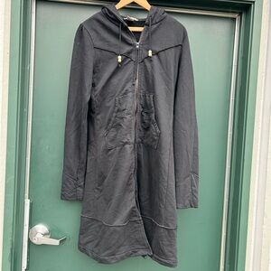 Prairie Underground Charcoal Hooded Trench Coat